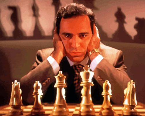 Vintage kasparov paint by number