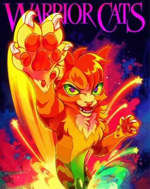 Warrior Cats Poster Art paint by number