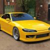 Yellow Silvia paint by number