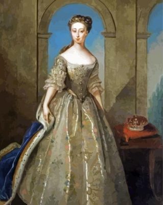 18th Century Madame De Pompadour paint by number