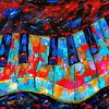 Abstract Colorful Piano paint by number