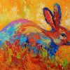 Abstract Hare Animal paint by number