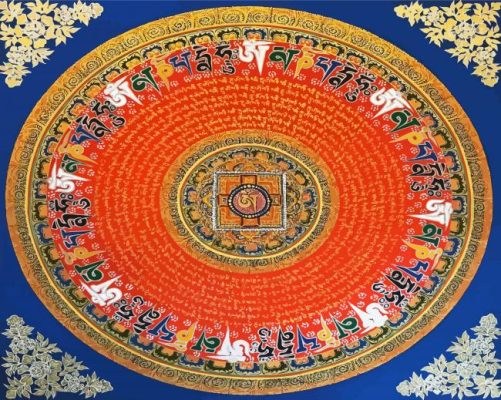 Aesthetic Traditional Mandala Art paint by number