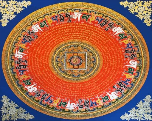 Aesthetic Traditional Mandala Art paint by number