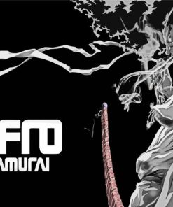 Afro Samurai Poster paint by number
