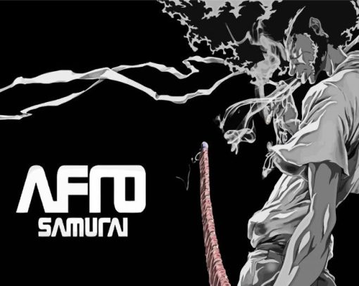 Afro Samurai Poster paint by number
