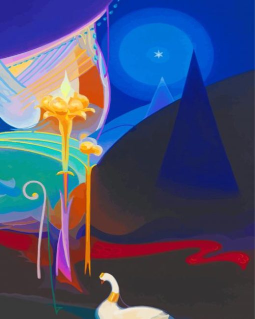 Agnes Pelton paint by number