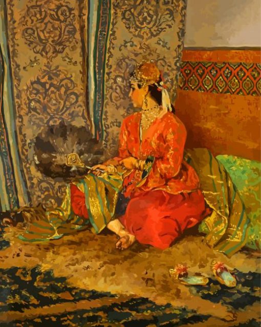 Algerian Woman paint by number
