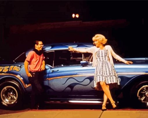 American Graffiti Characters paint by number