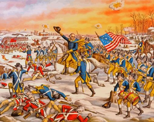 American Revolution War paint by number