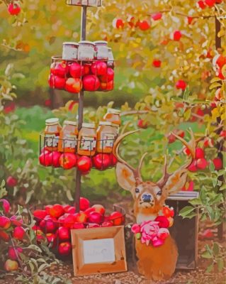 Apple Orchard Wedding Inspiration paint by number