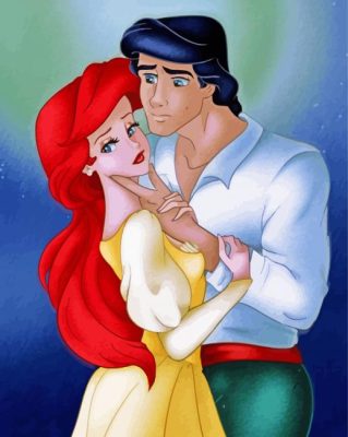 Ariel And Eric Art paint by number