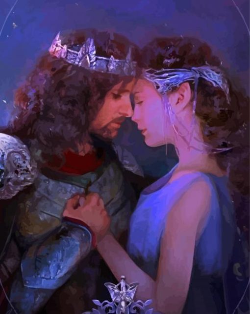 Arwen And Aragorn paint by number