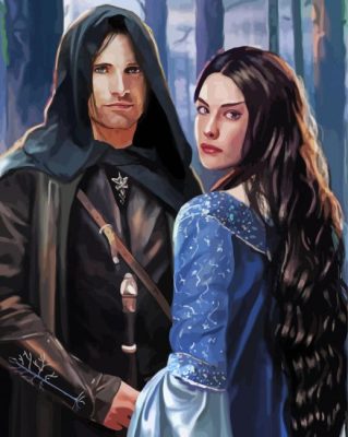 Arwen And Her Love Lord Of The Rings paint by number