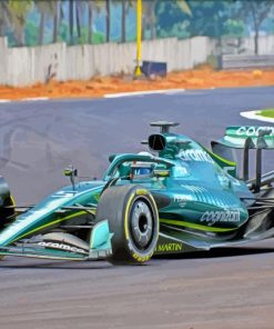 Aston Martin F1 Racing paint by number