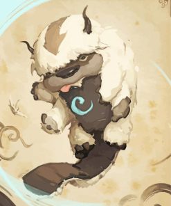 Avatar The Last Airbender Appa paint by number