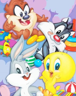 Baby Looney Tunes Cartoon paint by number