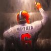 Baker Mayfield American Football Quarterback Art paint by number