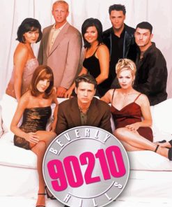 Beverly Hills 90210 Serie paint by number