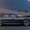 Black BMW 7 Series paint by number