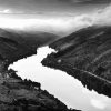 Black And White Douro Valley paint by number