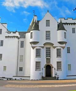 Blair Atholl Castle Scotland paint by number