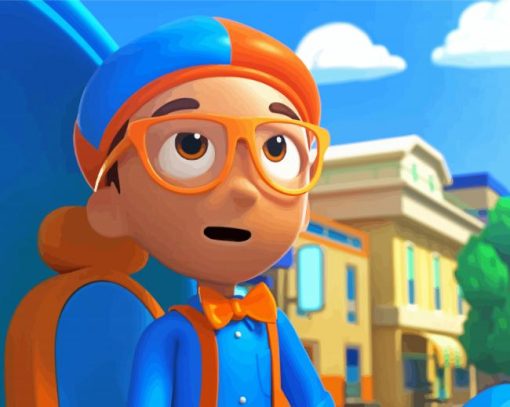 Blippi Character paint by number