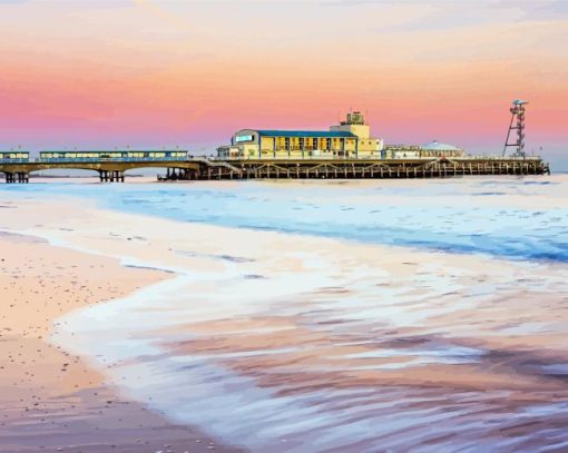 Bournemouth Pier At Sunset paint by number