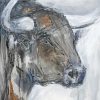 Bull Head Art paint by number