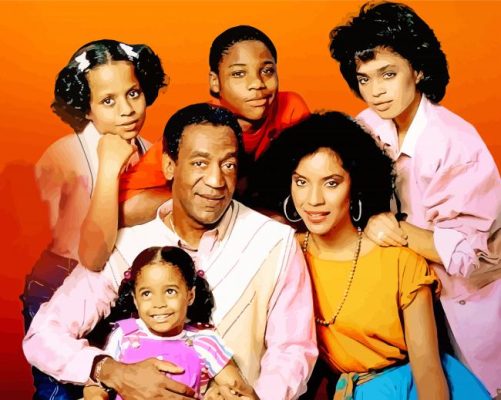 Cosby Show Poster paint by number