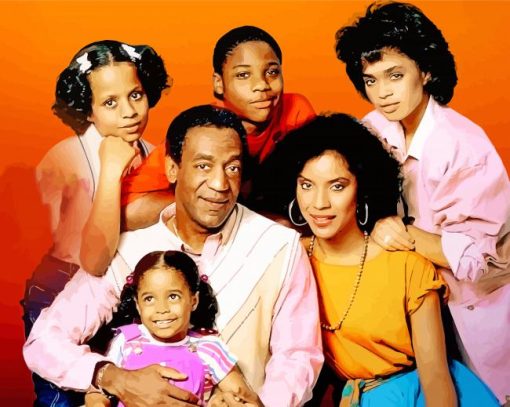 Cosby Show Poster paint by number