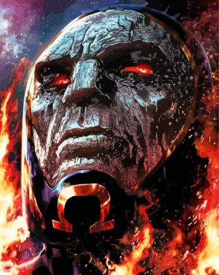 Darkseid Face paint by number