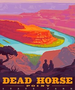 Dead Horse State Park Poster paint by number