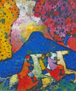 Der Blaue Berg By Vassily Kandinsky paint by number