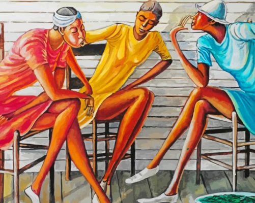 Ernie Barnes Artist Paint by number