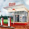Esso Station paint by number
