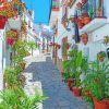 Estepona Alley In Spain paint by number