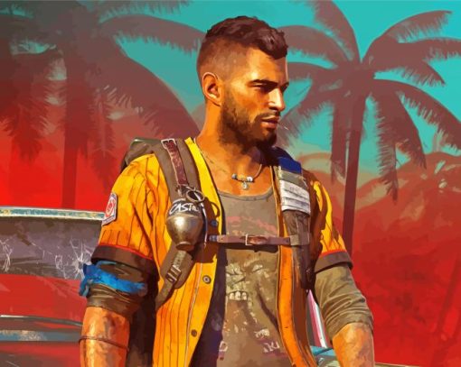 Far Cry Game Character paint by number