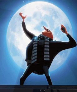 Felonious Gru And Moon paint by number
