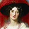 Female Portrait Paintings By Thomas Lawrence paint by number