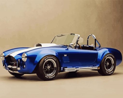 Ford Shelby Cobra Car paint by number