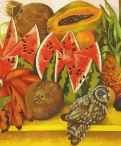 Frida Kahlo Fruits paint by number