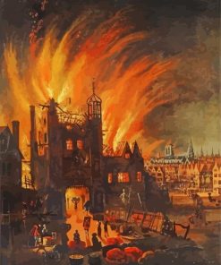 Great Fire Of London paint by number