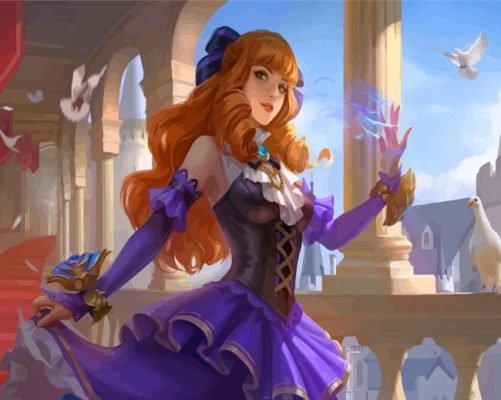 Guinevere From Mobile Legends Paint by number