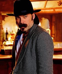 Gunfighter Doc Holliday paint by number