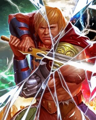 He Man paint by number