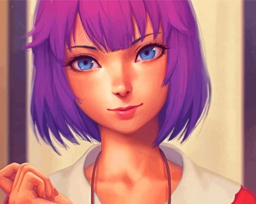 Hitagi Senjougahara Art paint by number