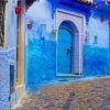 House With Blue Door Morocco paint by number