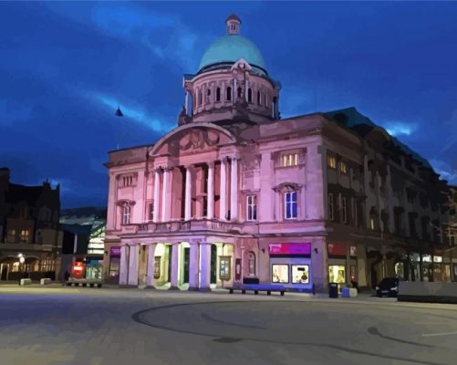 Hull City Hall paint by number