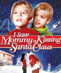 I Saw Mommy Kissing Santa Claus Movie Poster paint by number